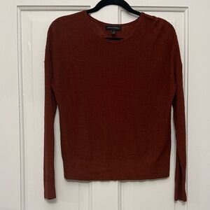 Banana Republic Brick Red Crew Neck Sweater